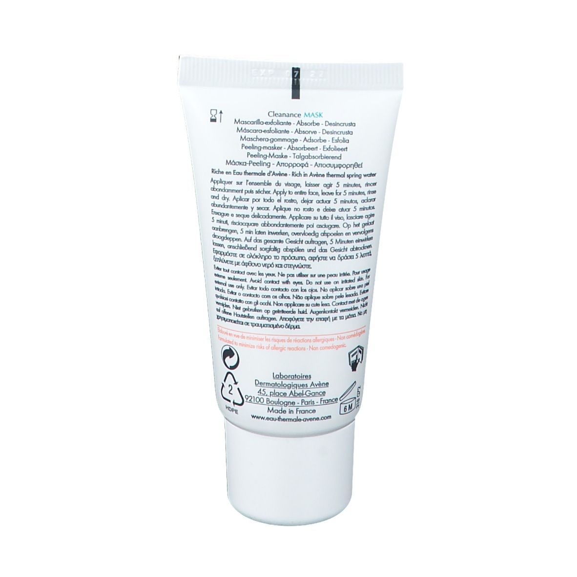 Avène Cleneance Maske-Schrubb-Maske