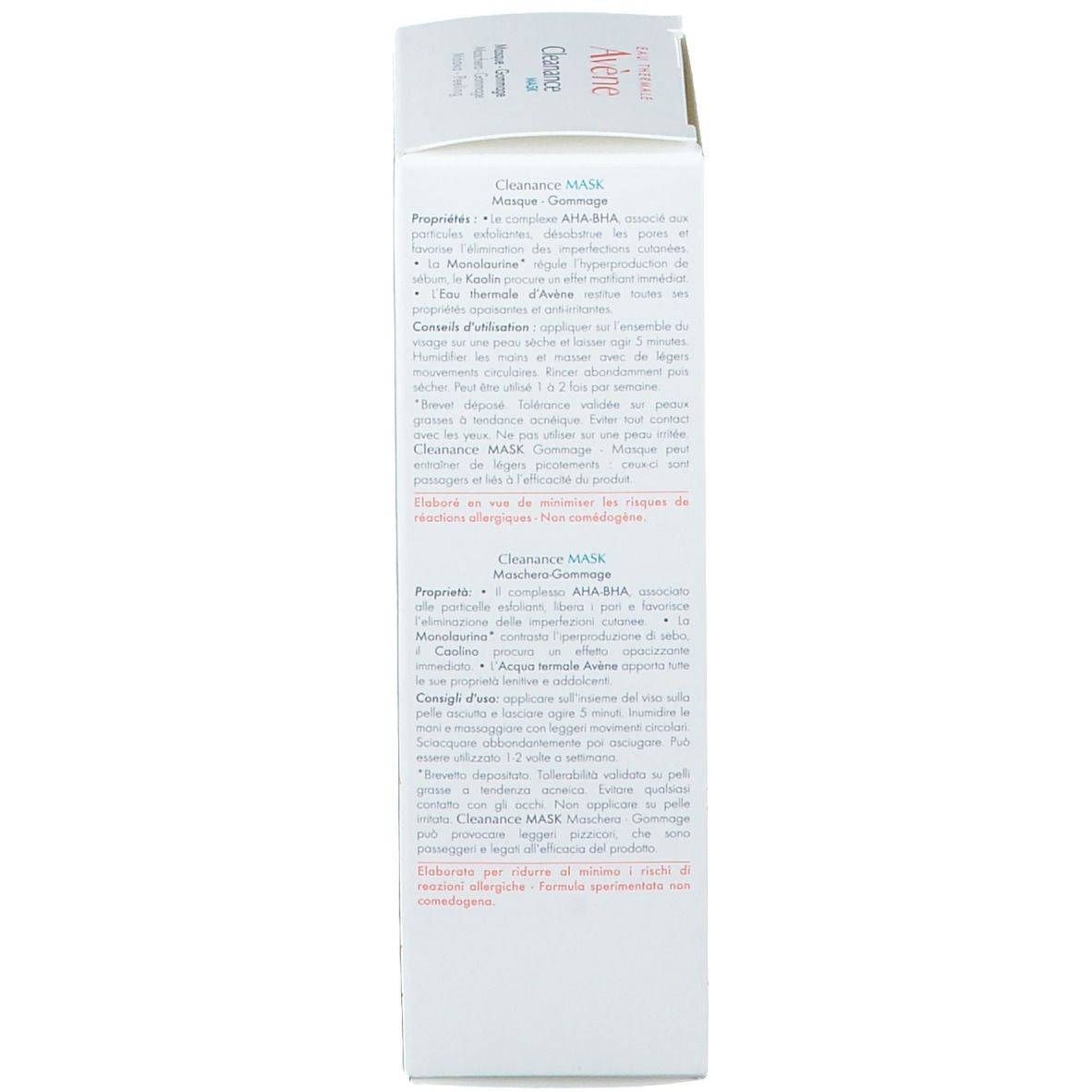Avène Cleneance Maske-Schrubb-Maske