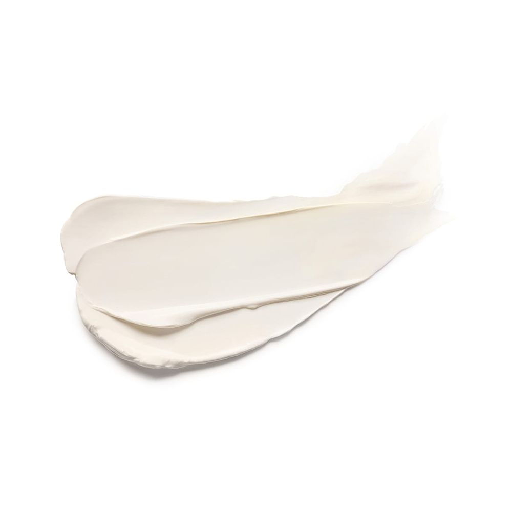 Weißer Maskenstrich auf weißem Hintergrund. Textur sichtbar.