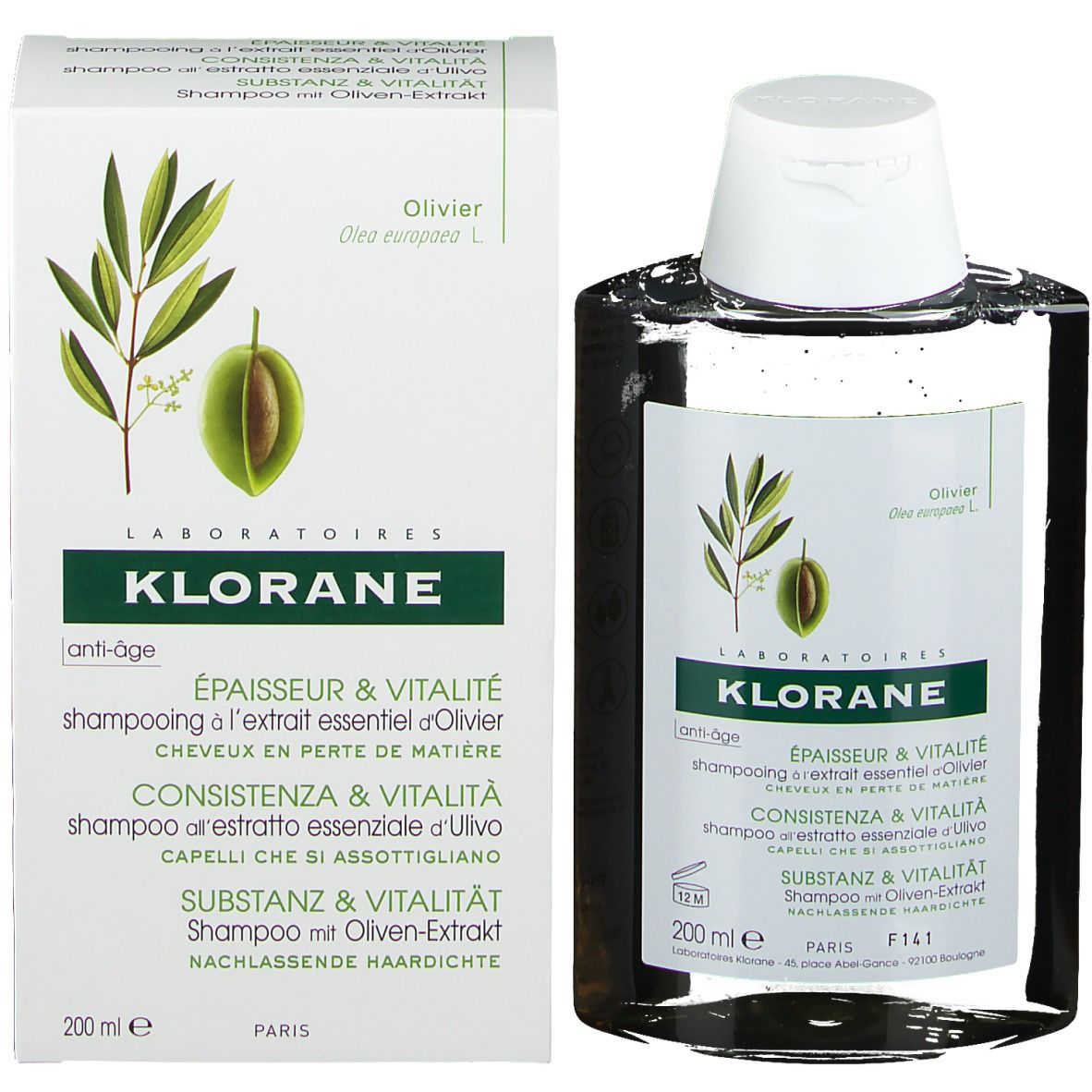KLORANE Shampoo mit Olivembaum-Extrakt