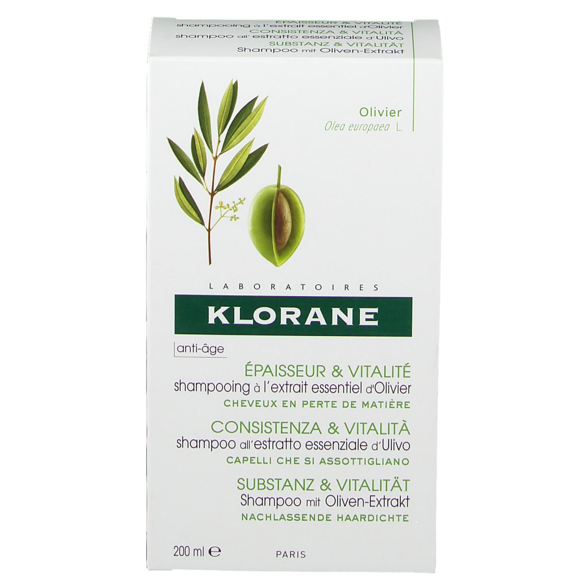 KLORANE Shampoo mit Olivembaum-Extrakt