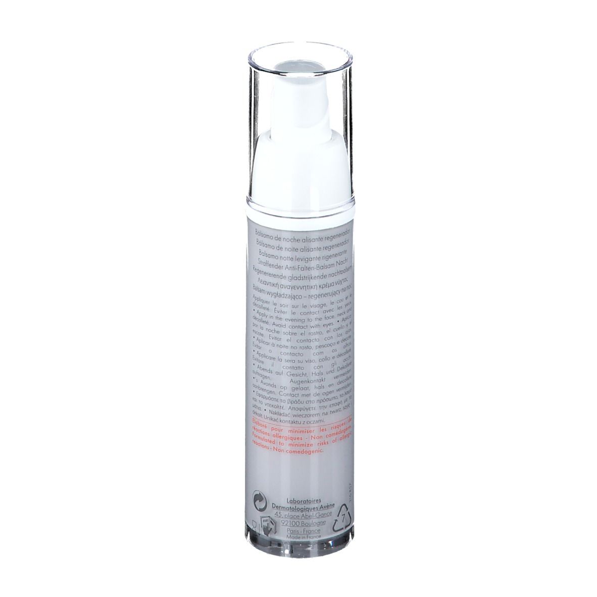 Avène Physiolift Nachtbalsam Regenerierender Glättungsbalsam