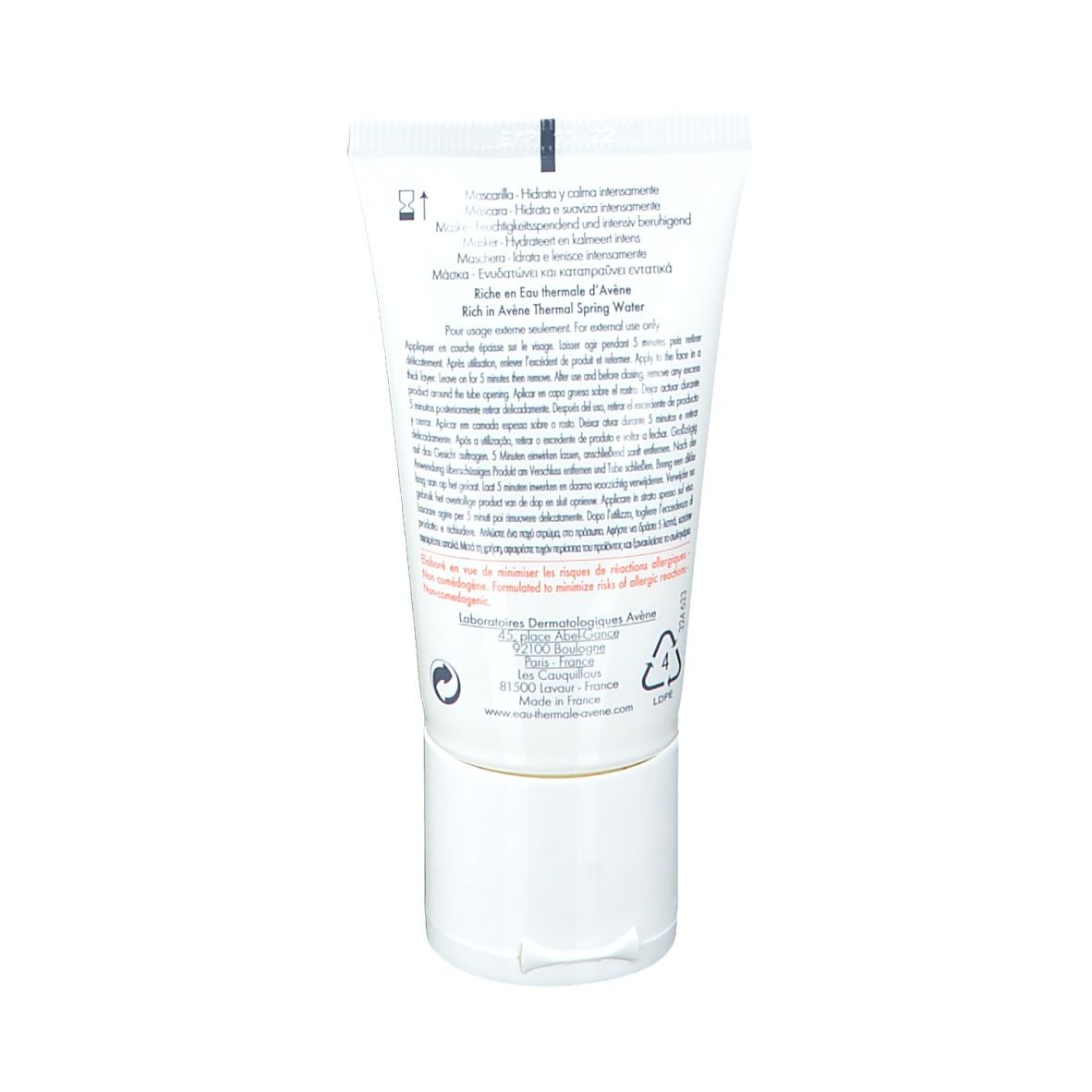 Avène Tolérance Extreme Maske