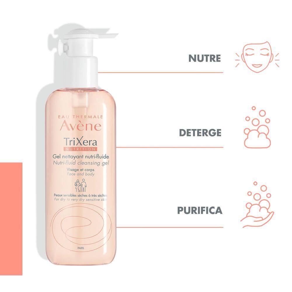Avène TriXera Nutrition Nettoyant Nutri-fluide