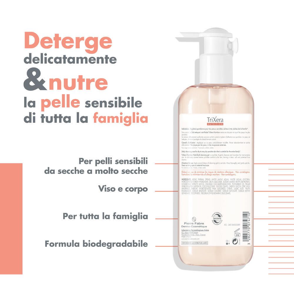 Avène TriXera Nutrition Nettoyant Nutri-fluide
