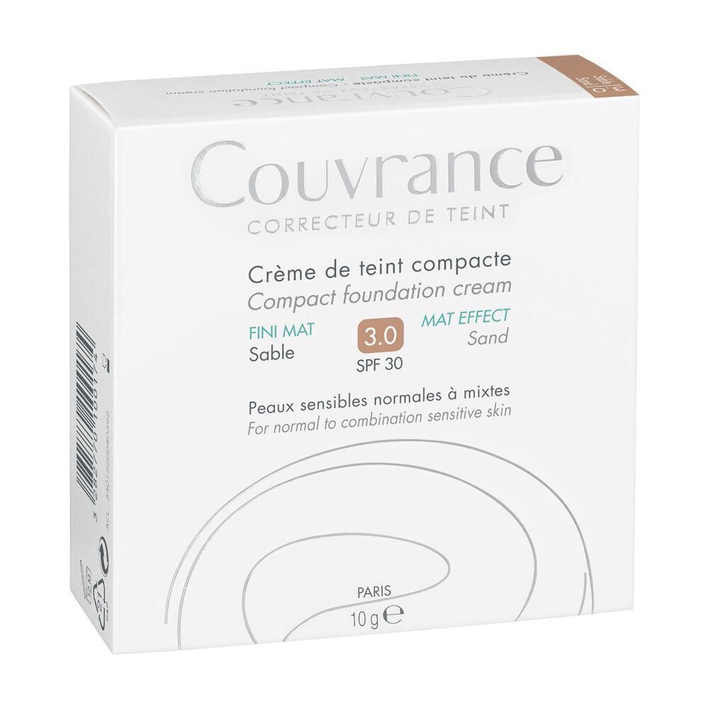 Avène Crèmes de teint compactes fini mat n°3 sable