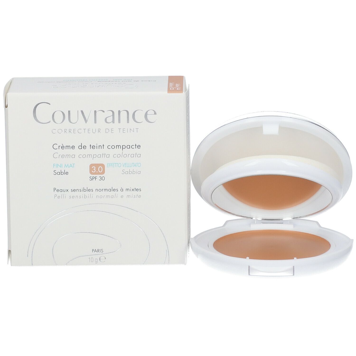 Avène Crèmes de teint compactes fini mat n°3 sable