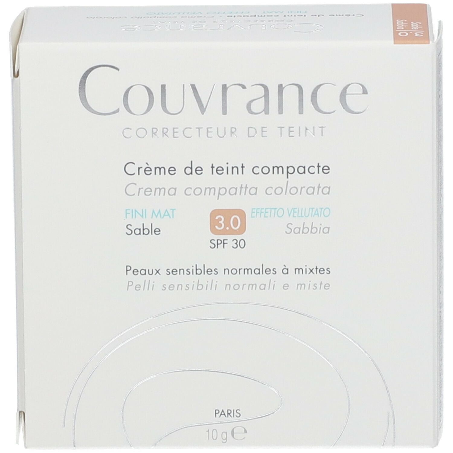 Avène Crèmes de teint compactes fini mat n°3 sable