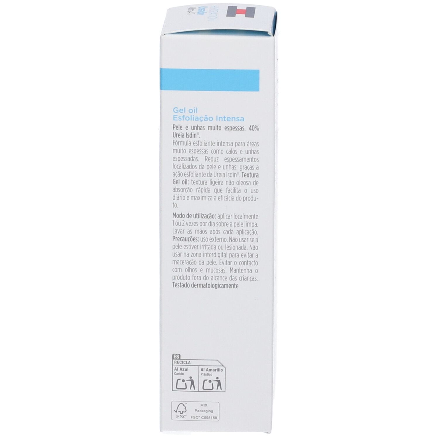 Dos de l'emballage du produit. Texte multilingue. Contient des informations sur les ingrédients et l'utilisation.