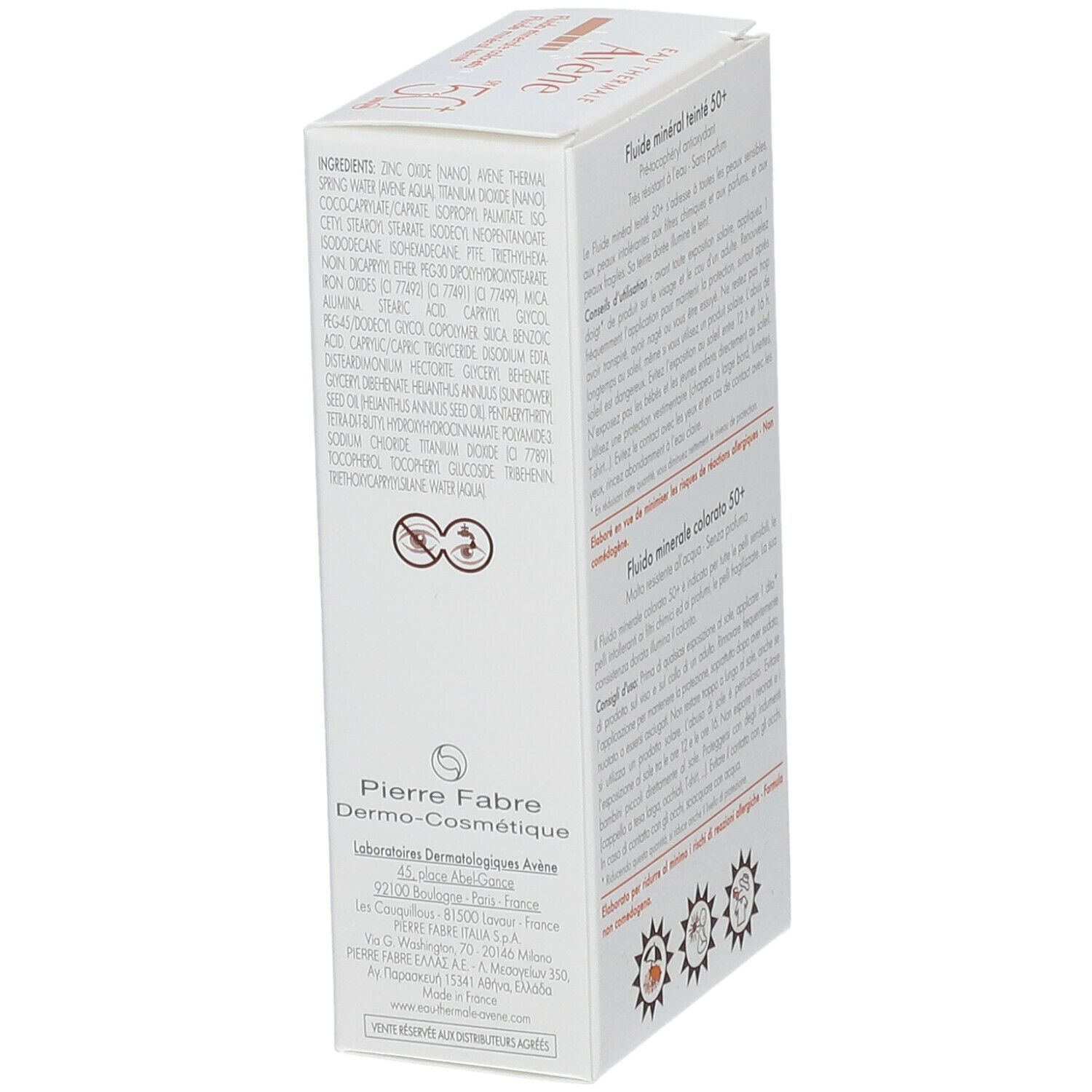Avène Mineralisches Sonnenfluid SPF50+ getönt