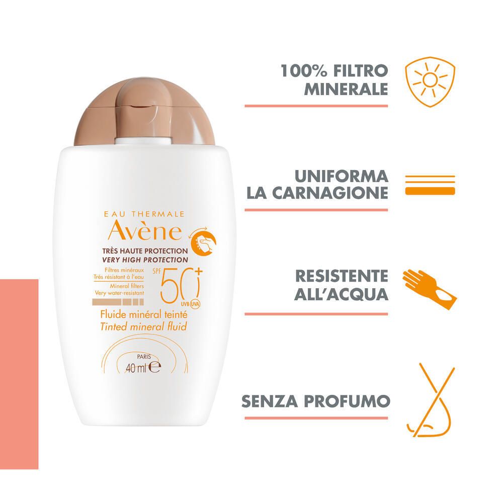 Avène Mineralisches Sonnenfluid SPF50+ getönt