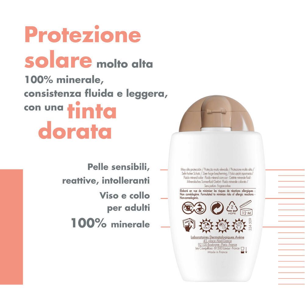 Avène Mineralisches Sonnenfluid SPF50+ getönt