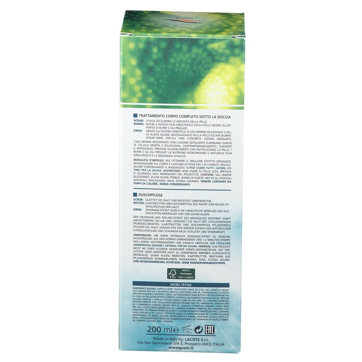 GUAM® Dren Peelingbutter