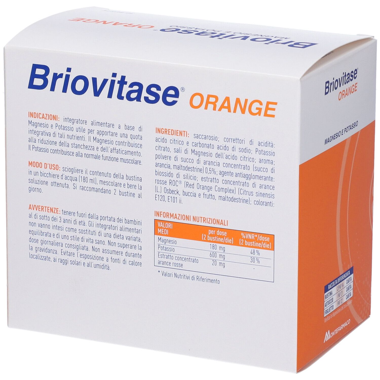 Briovitase® Magnésium et Potassium - Orange