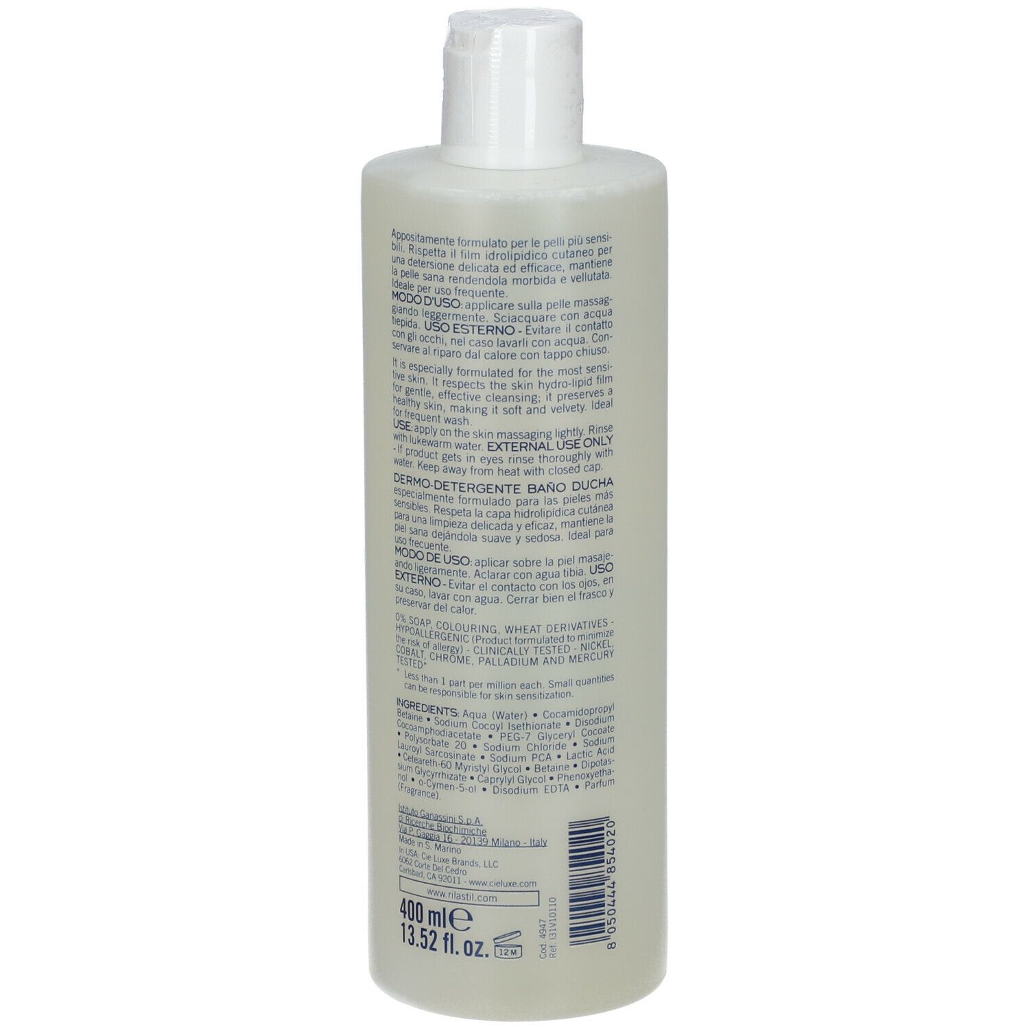 RILASTIL® Sicurphase Bain et douche dermo-nettoyant