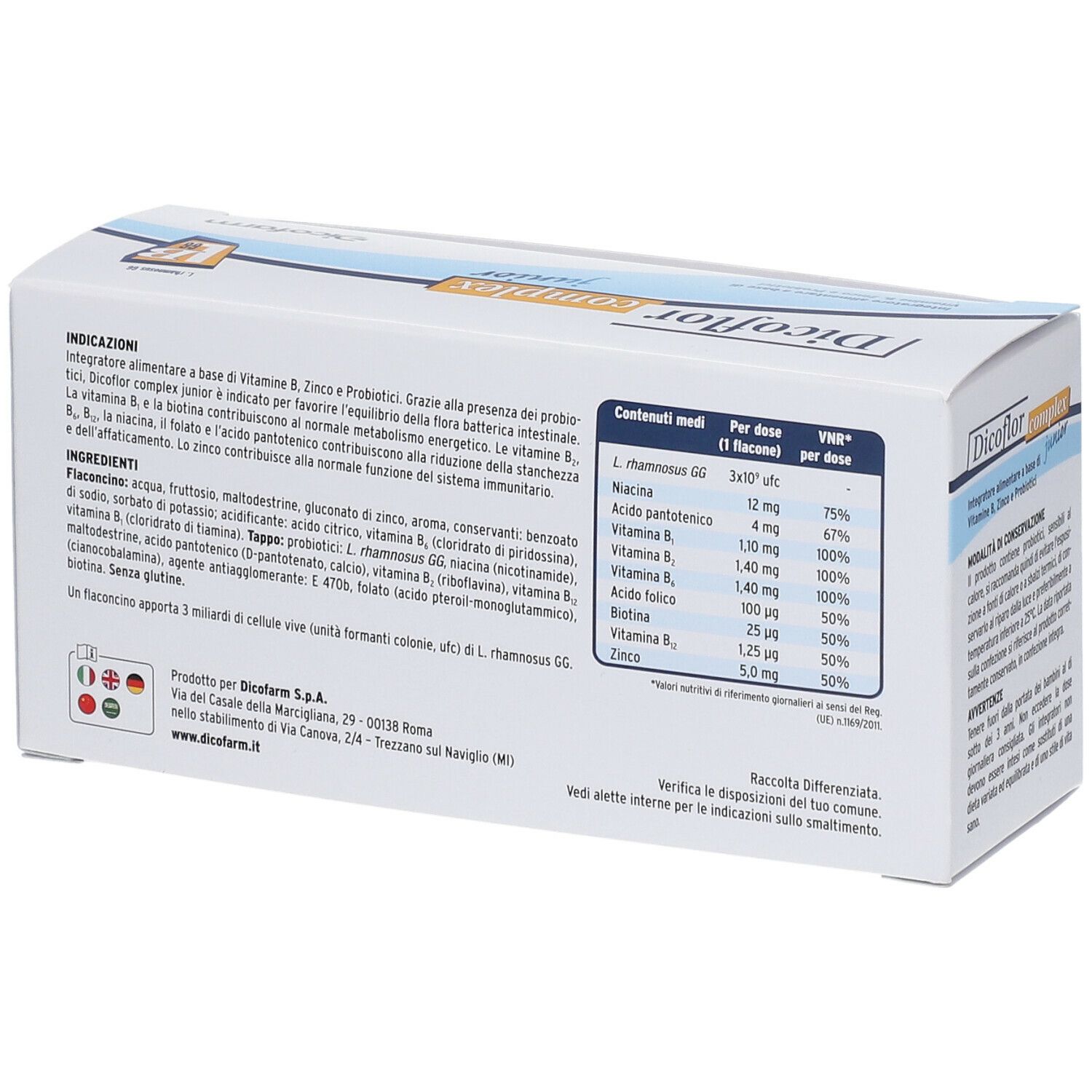 Dicofarm Dicoflor Complexe Junior