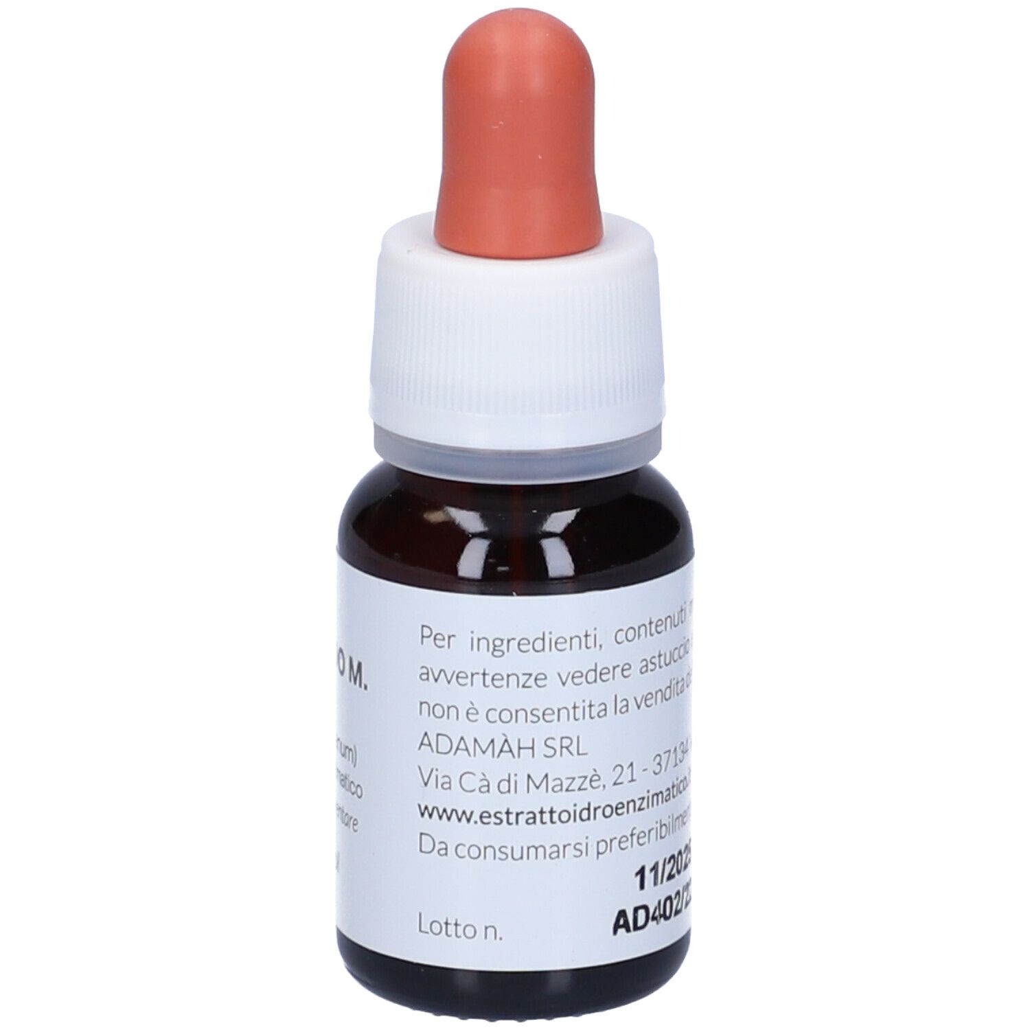 Braune Glasflasche mit Tropfer. Text: EIE Cardo M. (Silybum marianum) estratto idroenzimatico, 30 ml.