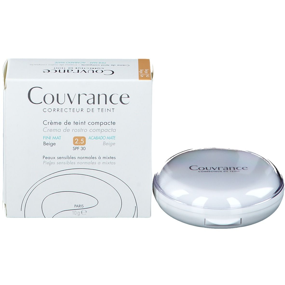 Avène Couvrance Kompakt Make up 2,5 beige mattierend