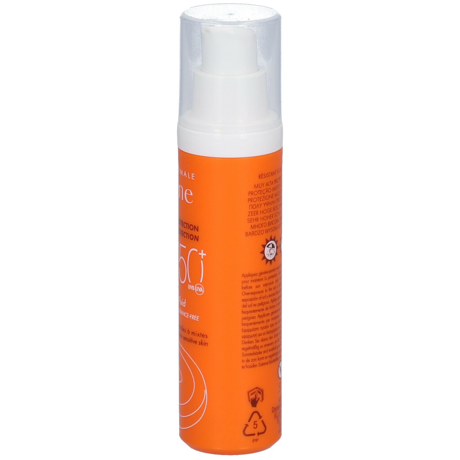 Avène Très haute protection Fluide SPF 50+ Sans parfum