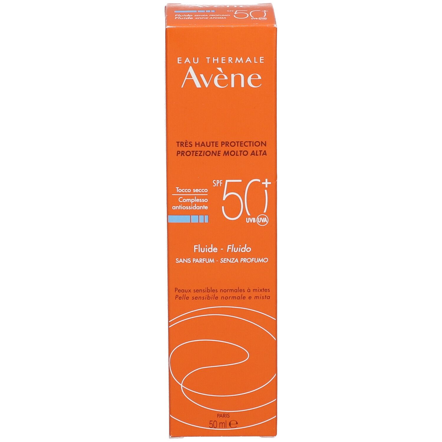 Avène Très haute protection Fluide SPF 50+ Sans parfum