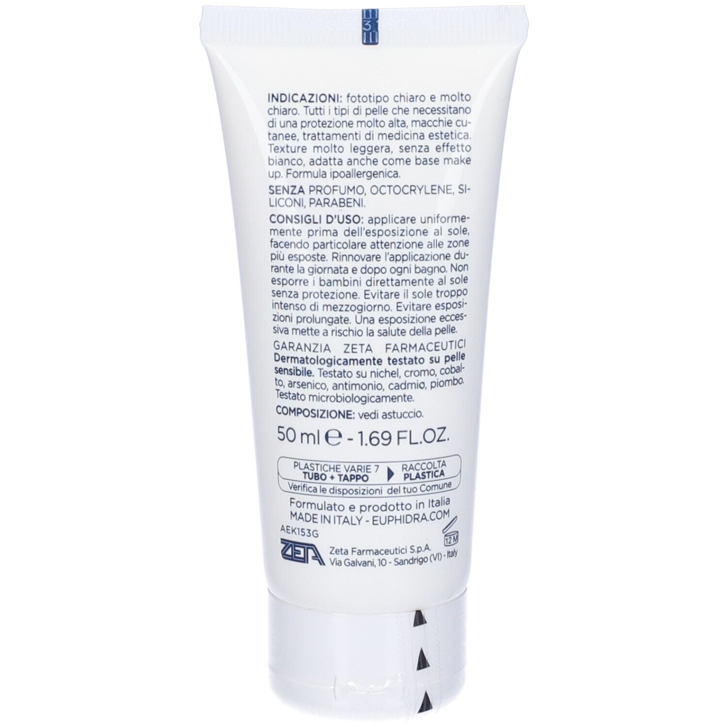 EuPhidra Crème solaire invisible anti-âge SPF 50+