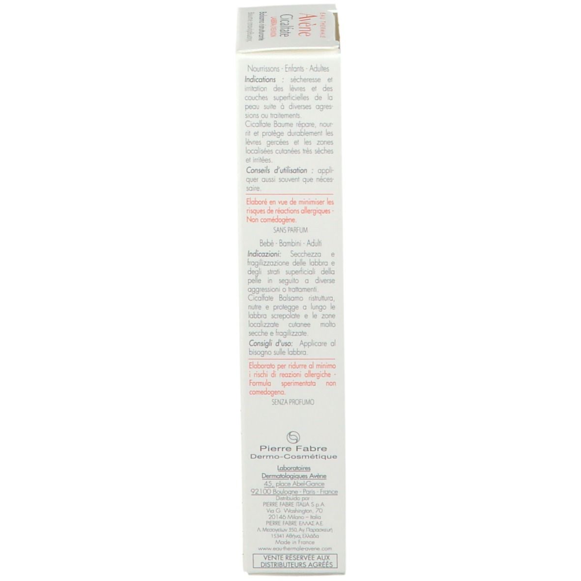 Avène Lippenbalsam Restrukturierung Lippenbalsam