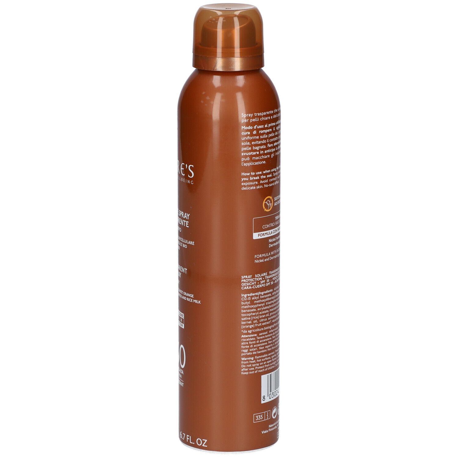 SOLARI NATURES SPR TRAS SPF30
