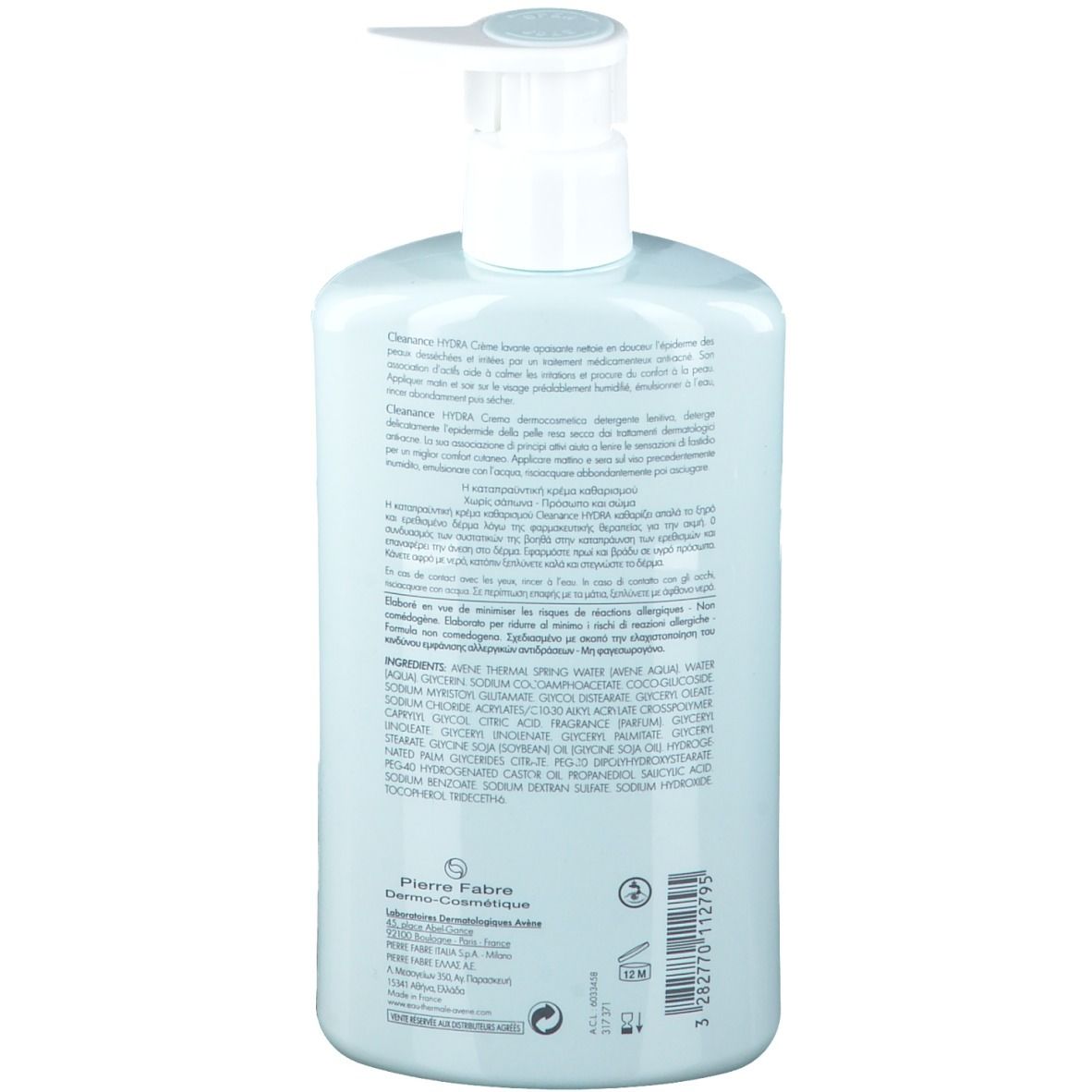 Avène Cleanance HYDRA Crème lavante apaisante