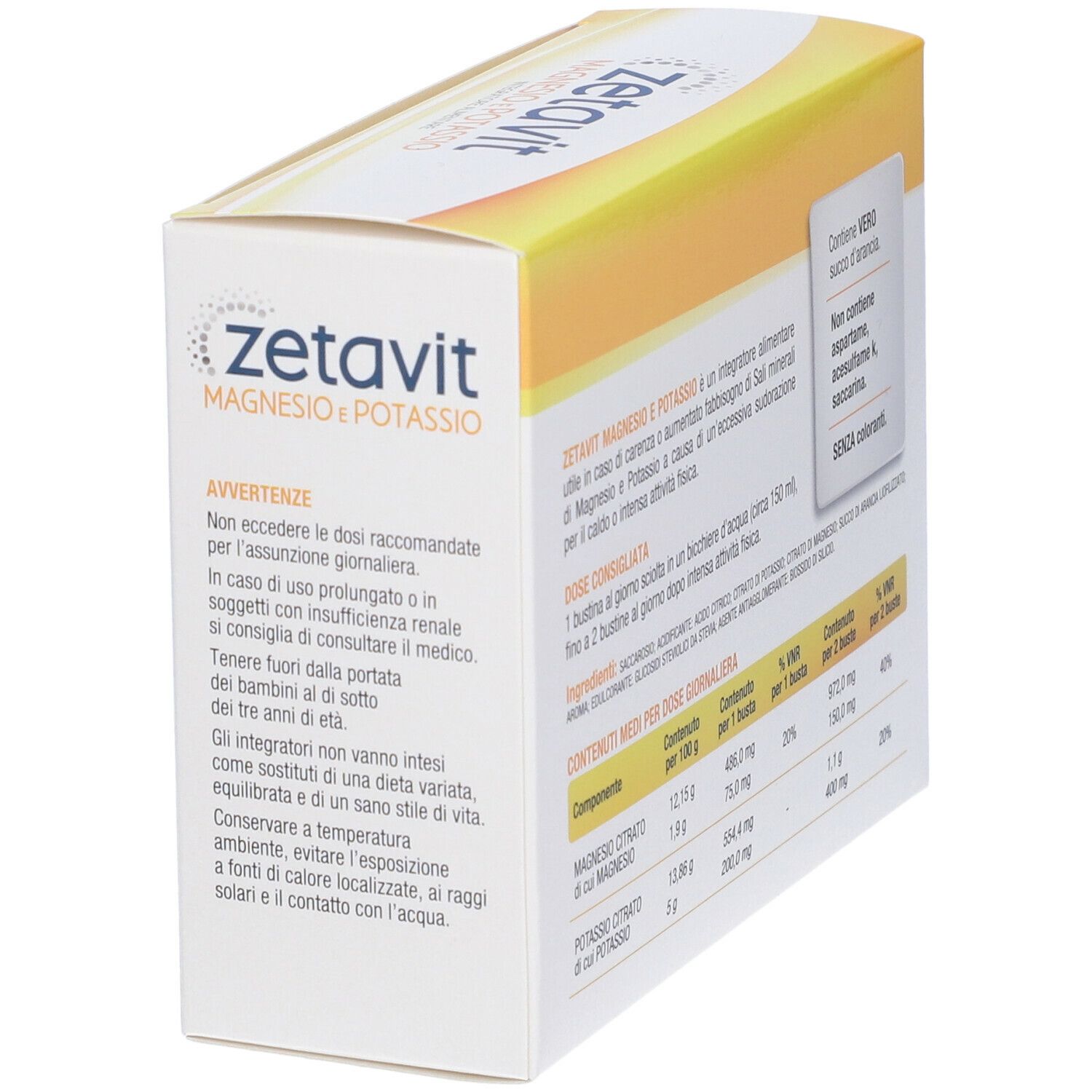 Zetavit Magnesium und Kalium Nahrungsergänzungsmittel