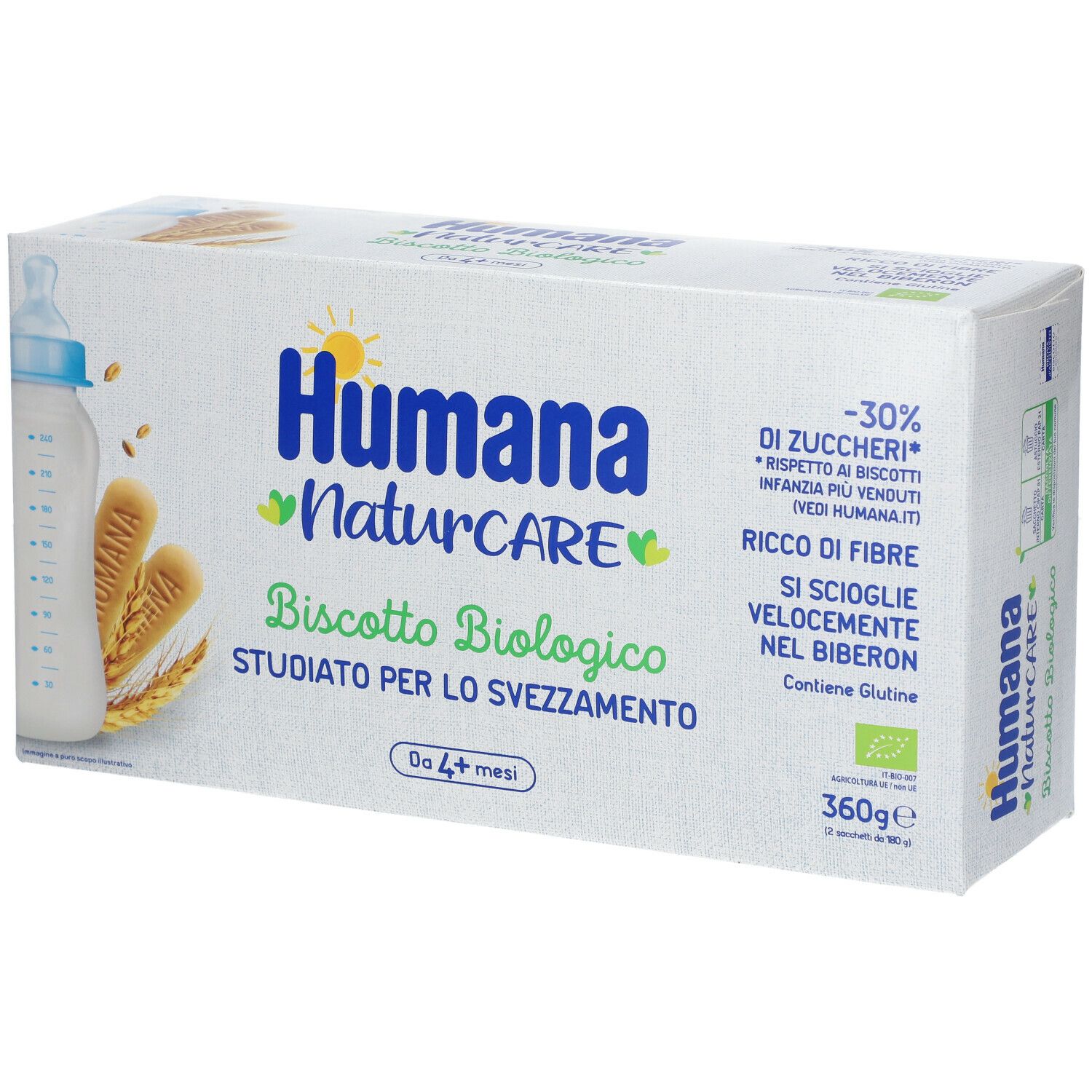 Humana NaturCare Biscuits bio 4 mois et +