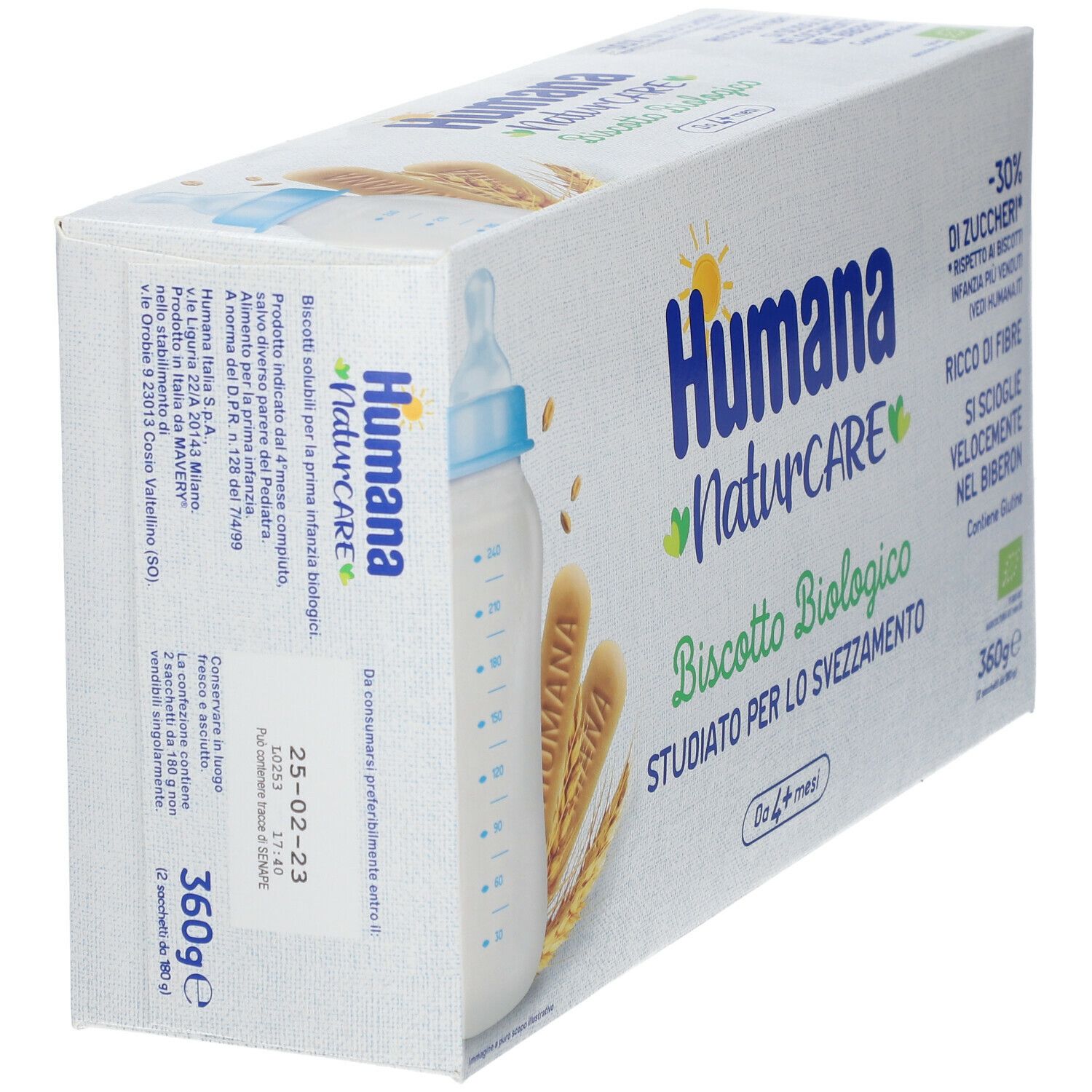 Humana NaturCare Biscuits bio 4 mois et +