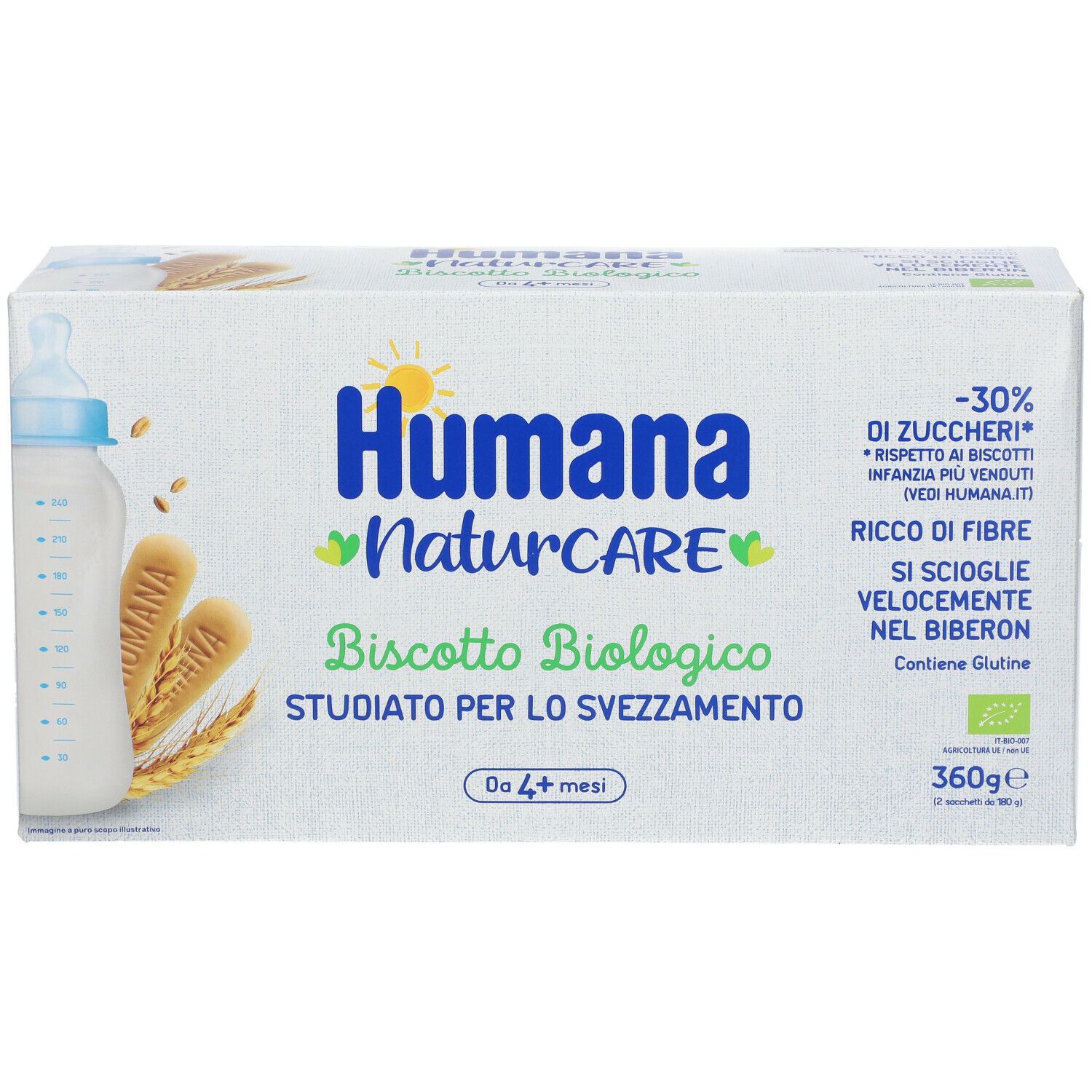 Humana NaturCare Biscuits bio 4 mois et +