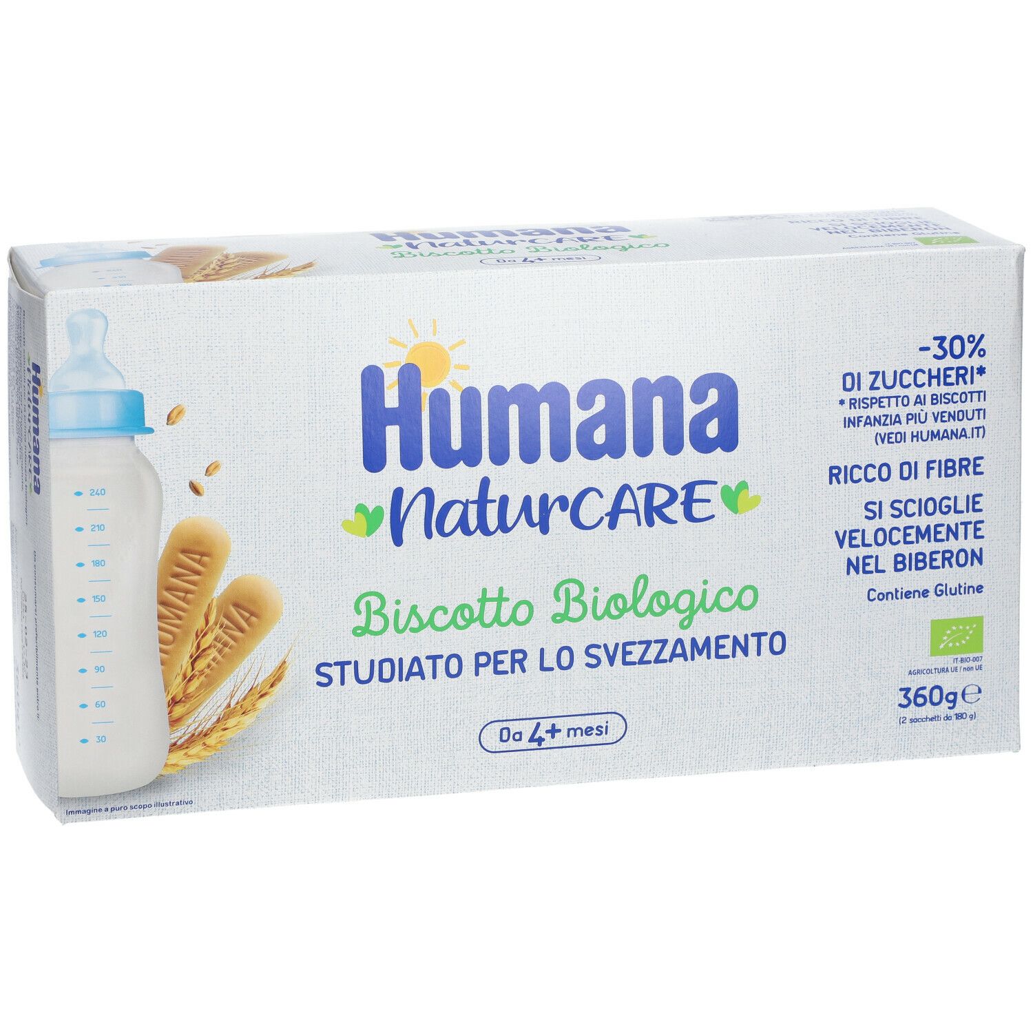 Humana NaturCare Biscuits bio 4 mois et +