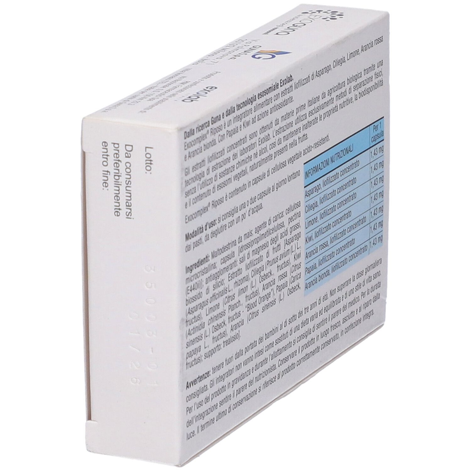 EXOCOMPLEX RIPOSO 30CPS