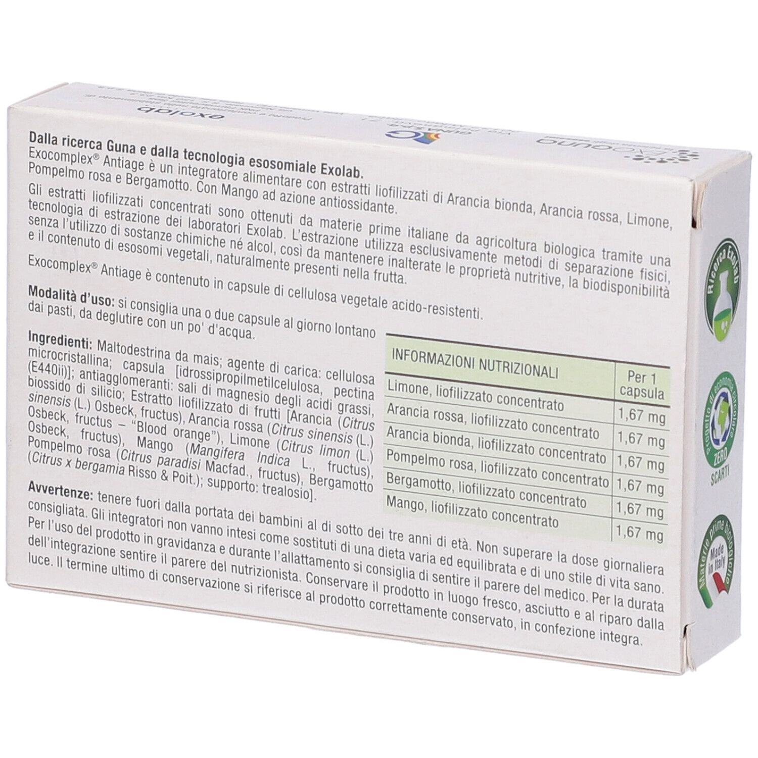 EXOCOMPLEX ANTIAGE 30CPS