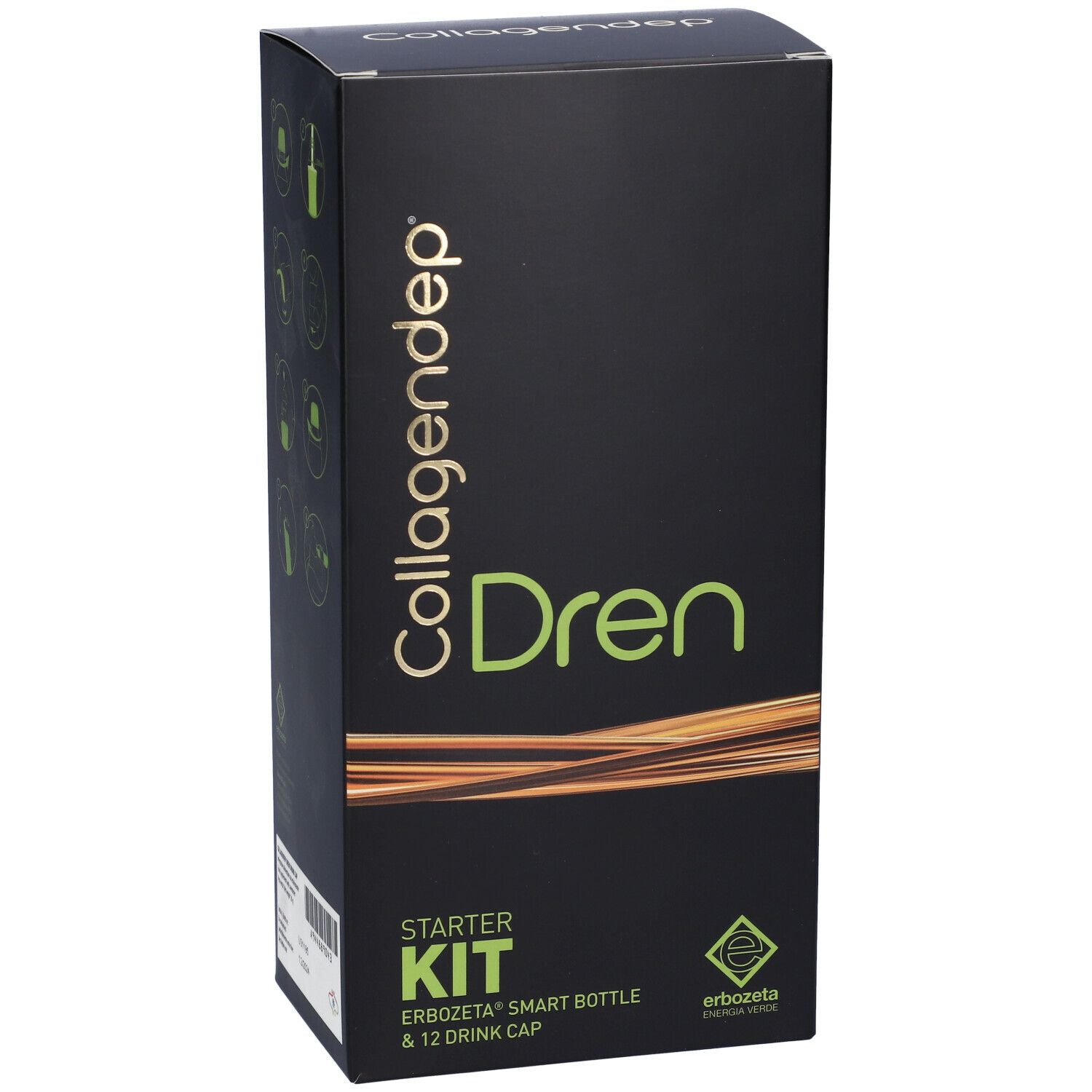 Collagendep Drain Starter Kit 12 bouchons + Smart Bottle