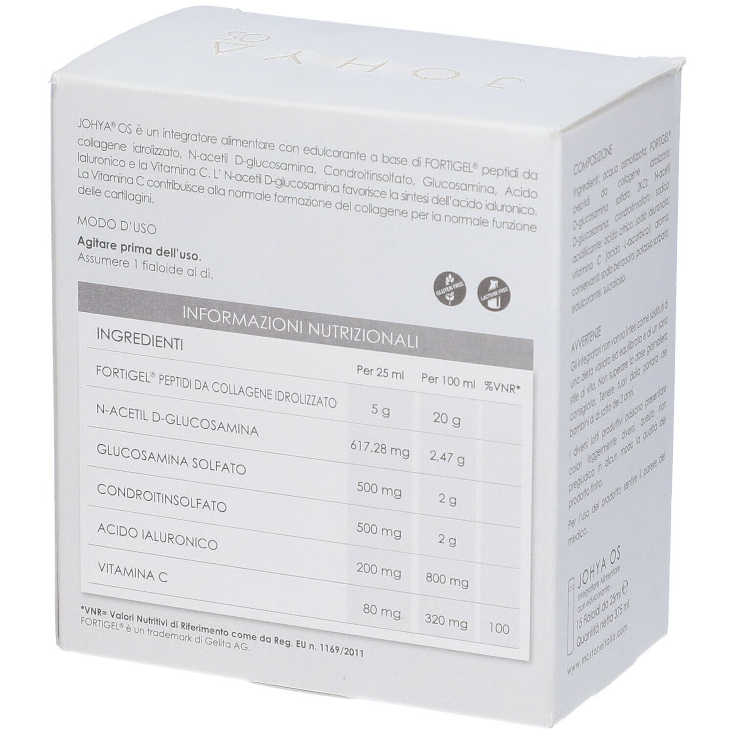 Johya Os 15 Fialoidi Da 25 Ml