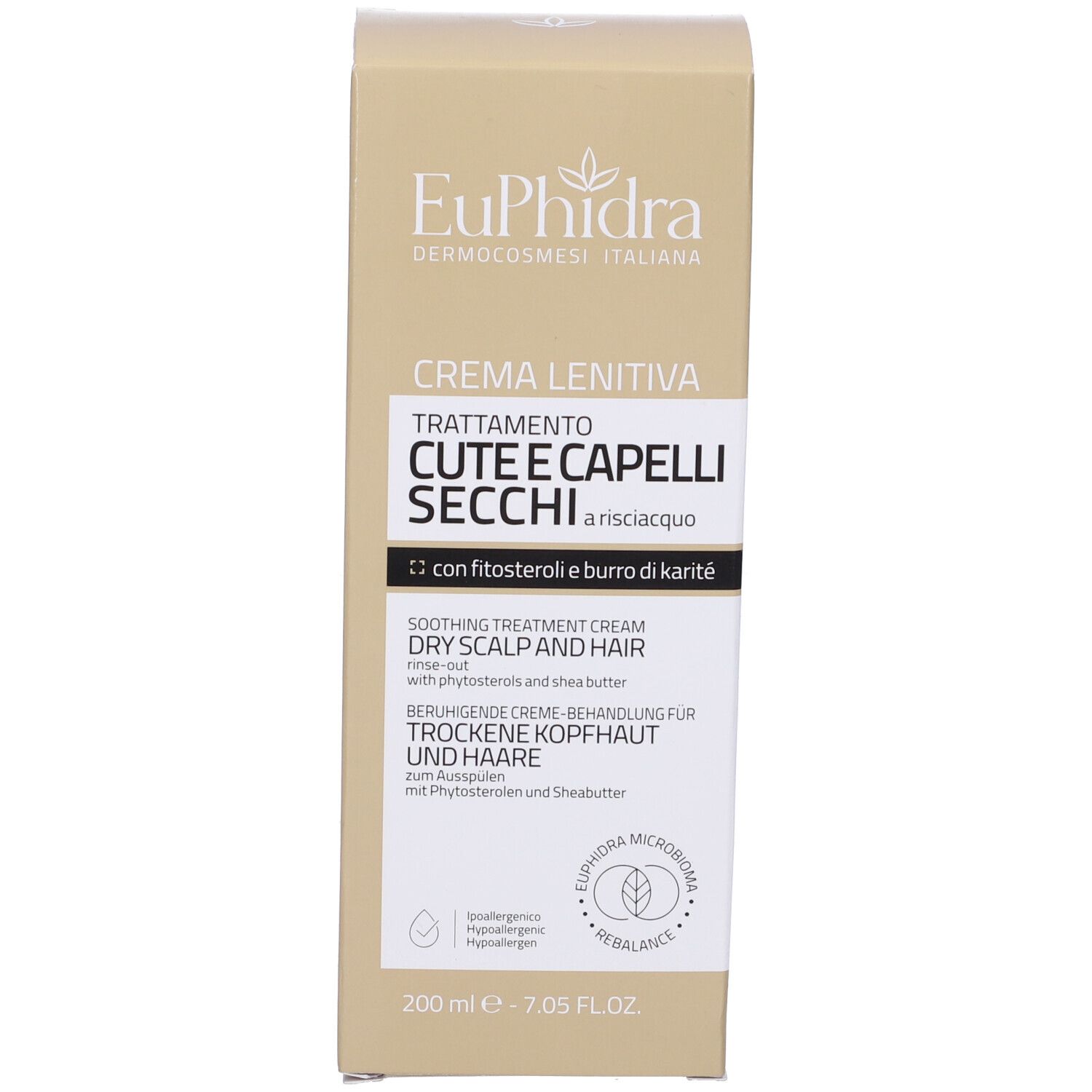 Euphidra Crème apaisante pour cheveux et peau secs