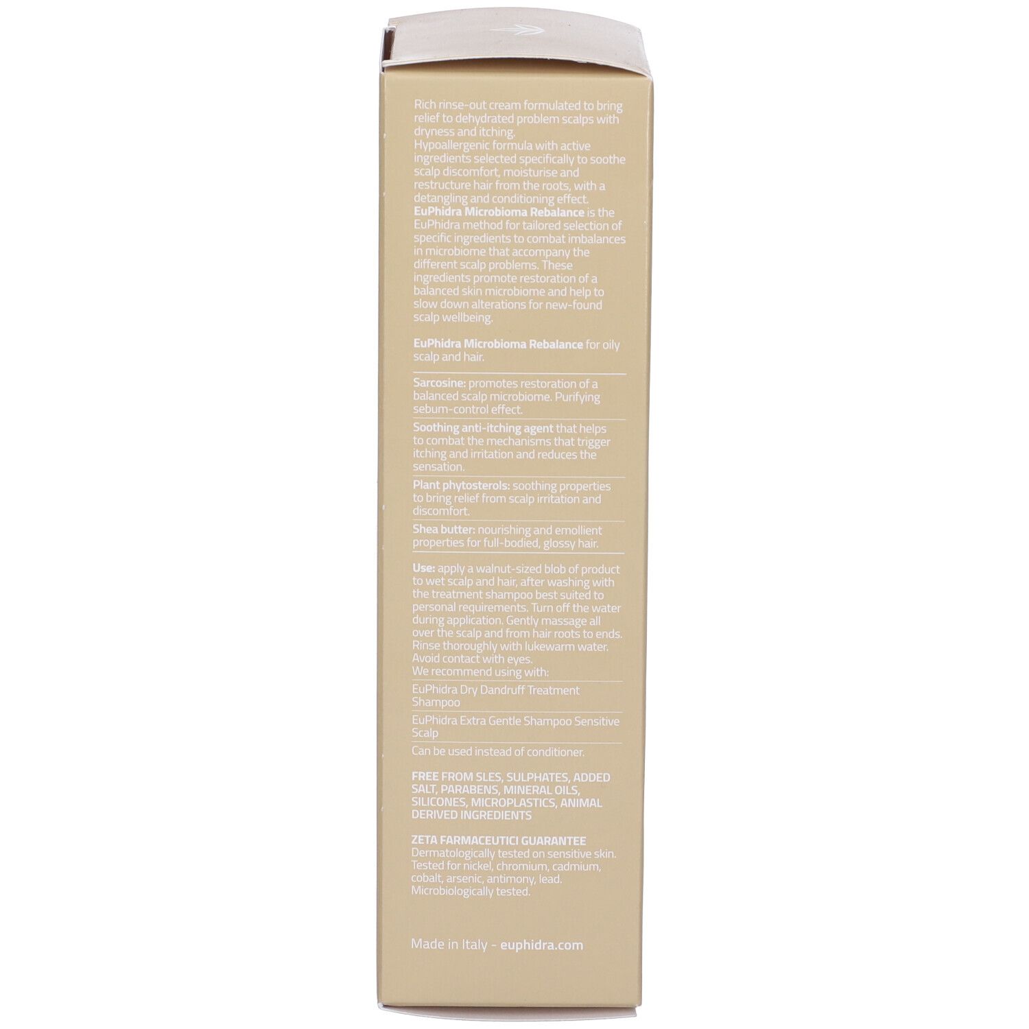 Euphidra Crème apaisante pour cheveux et peau secs