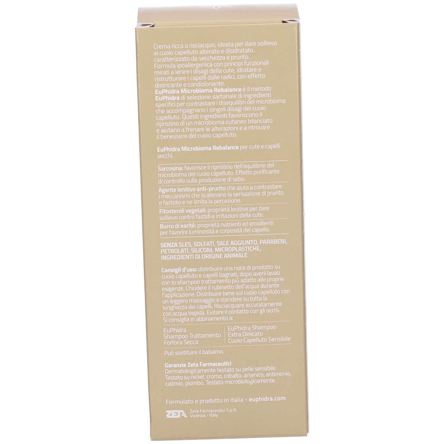 Euphidra Crème apaisante pour cheveux et peau secs