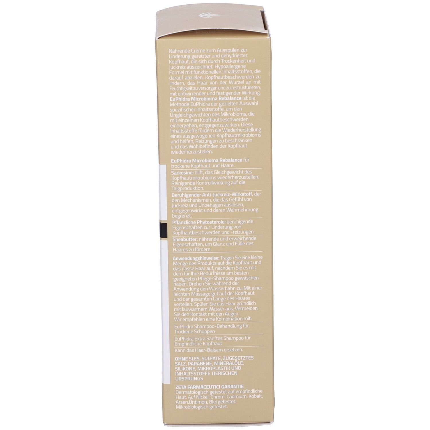 Euphidra Crème apaisante pour cheveux et peau secs