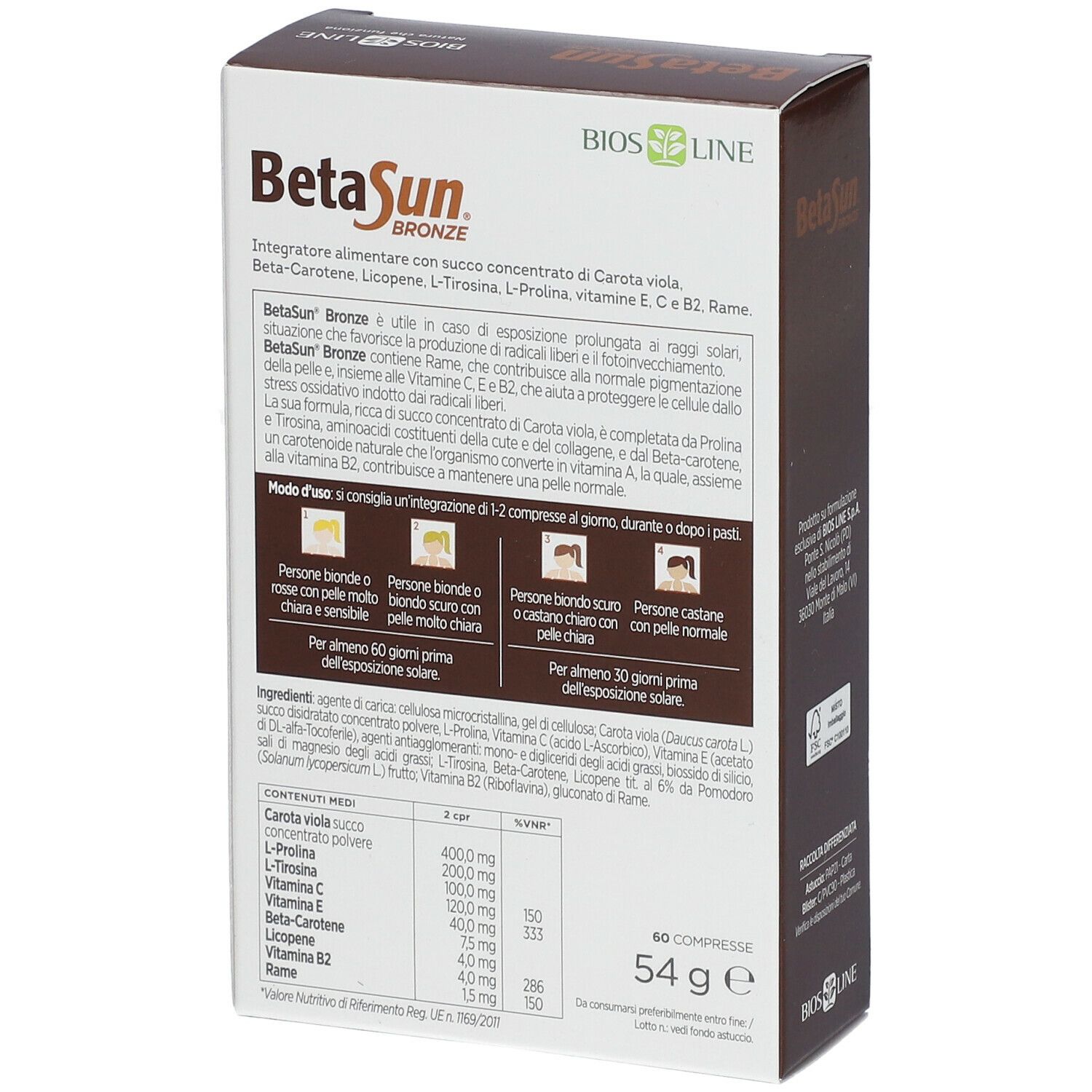 BIOS LINE BetaSun® Bronze