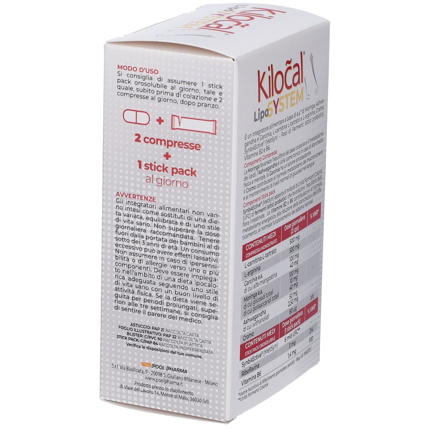 Kilocal® Lipo System - Système intégré