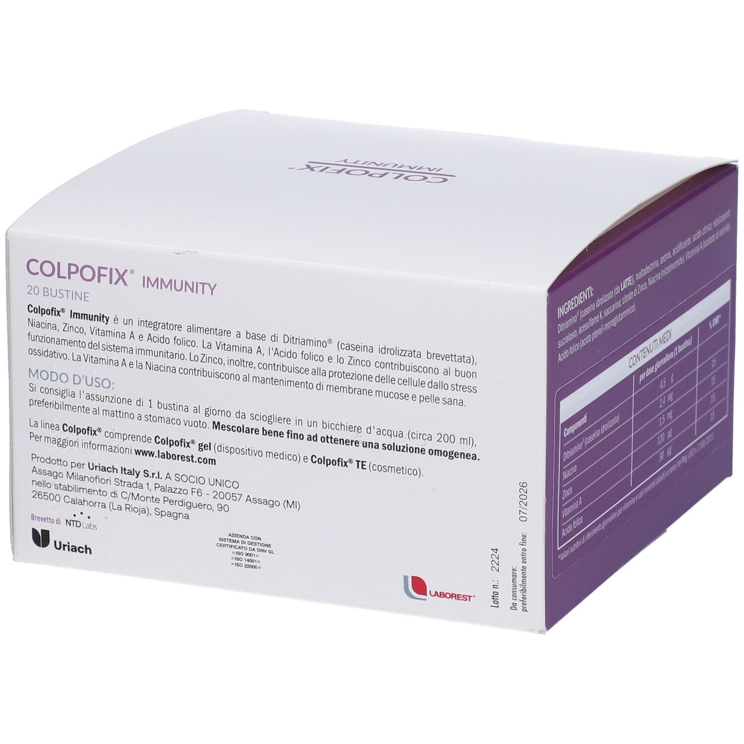 COLPOFIX IMMUNITY 20BUST