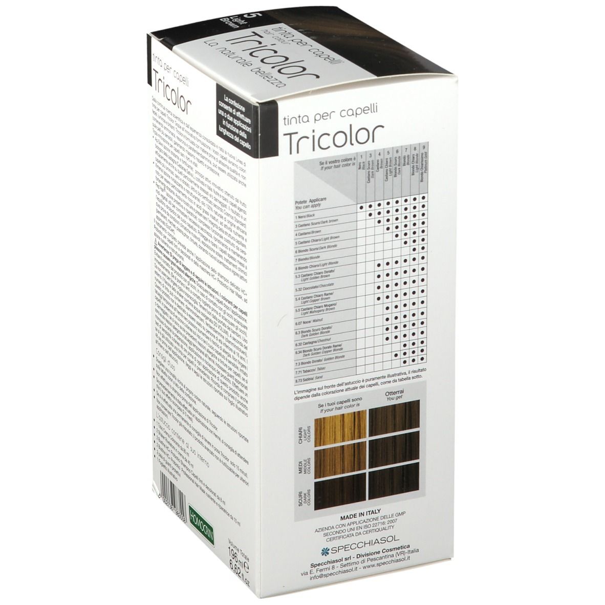 HOMOCRIN Tricolor 5 Châtain clair