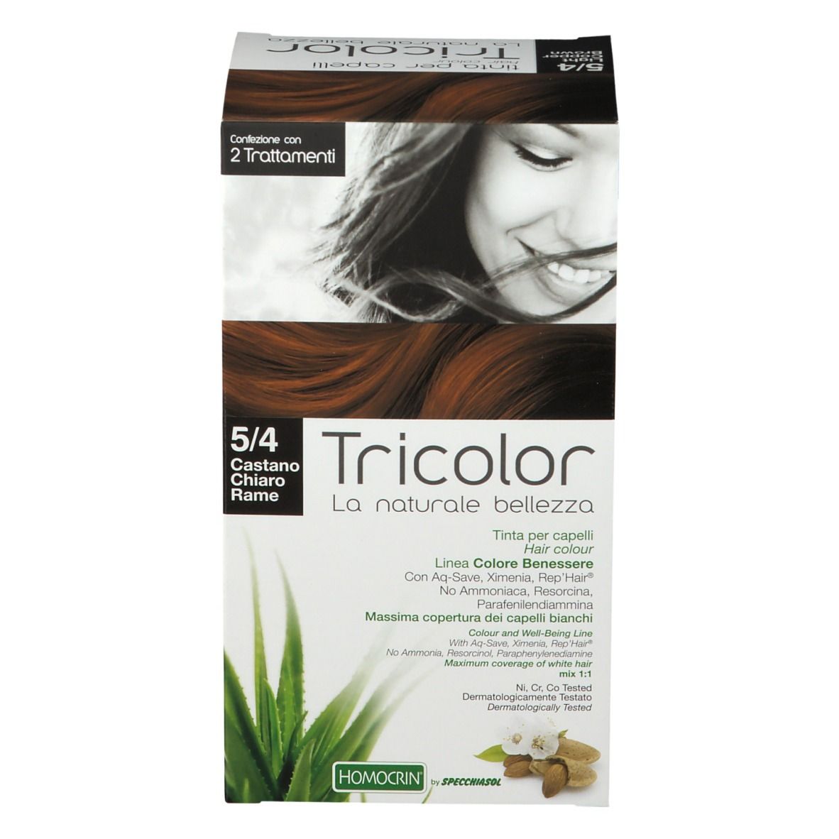 HOMOCRIN Tricolor 5/4 Châtain cuivré clair