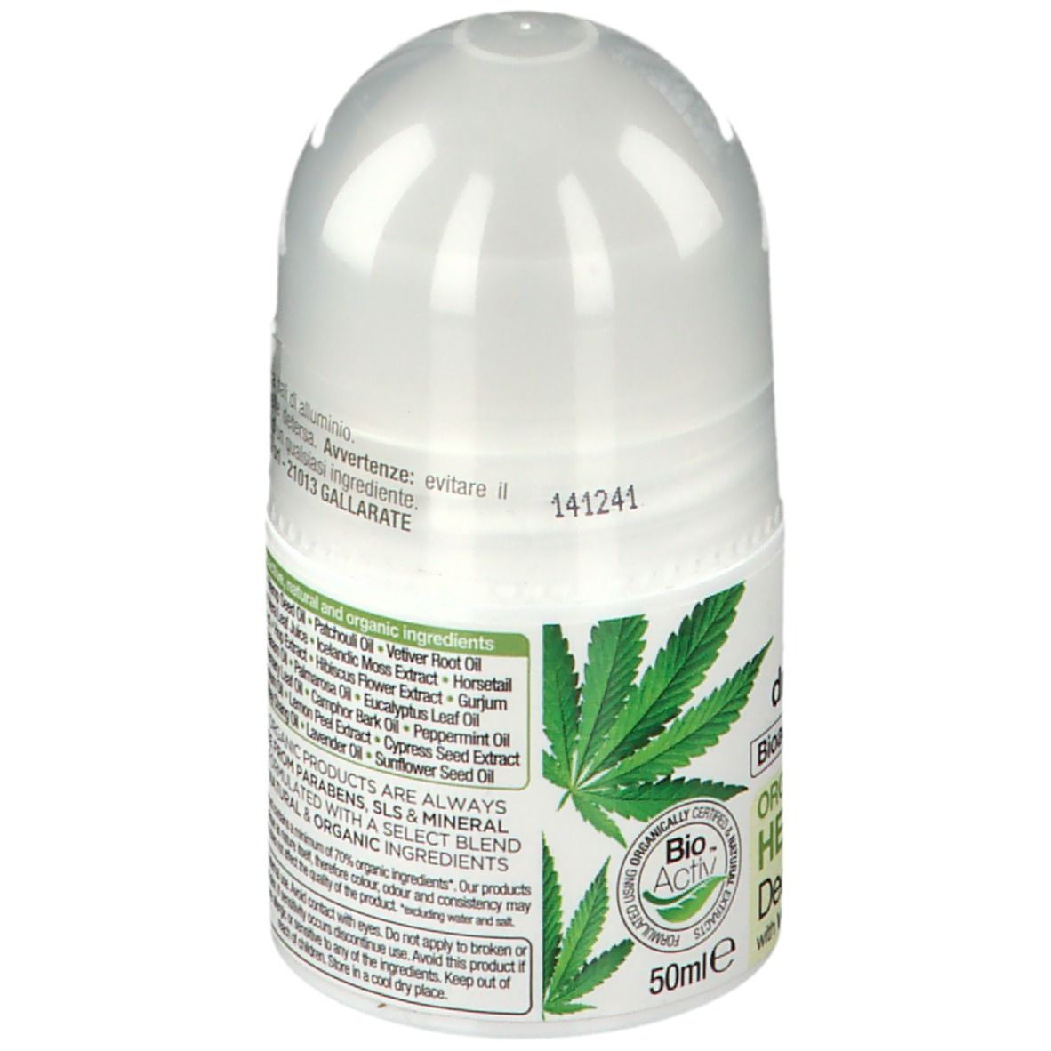 Dr. Organic® Hanföl Deodorant