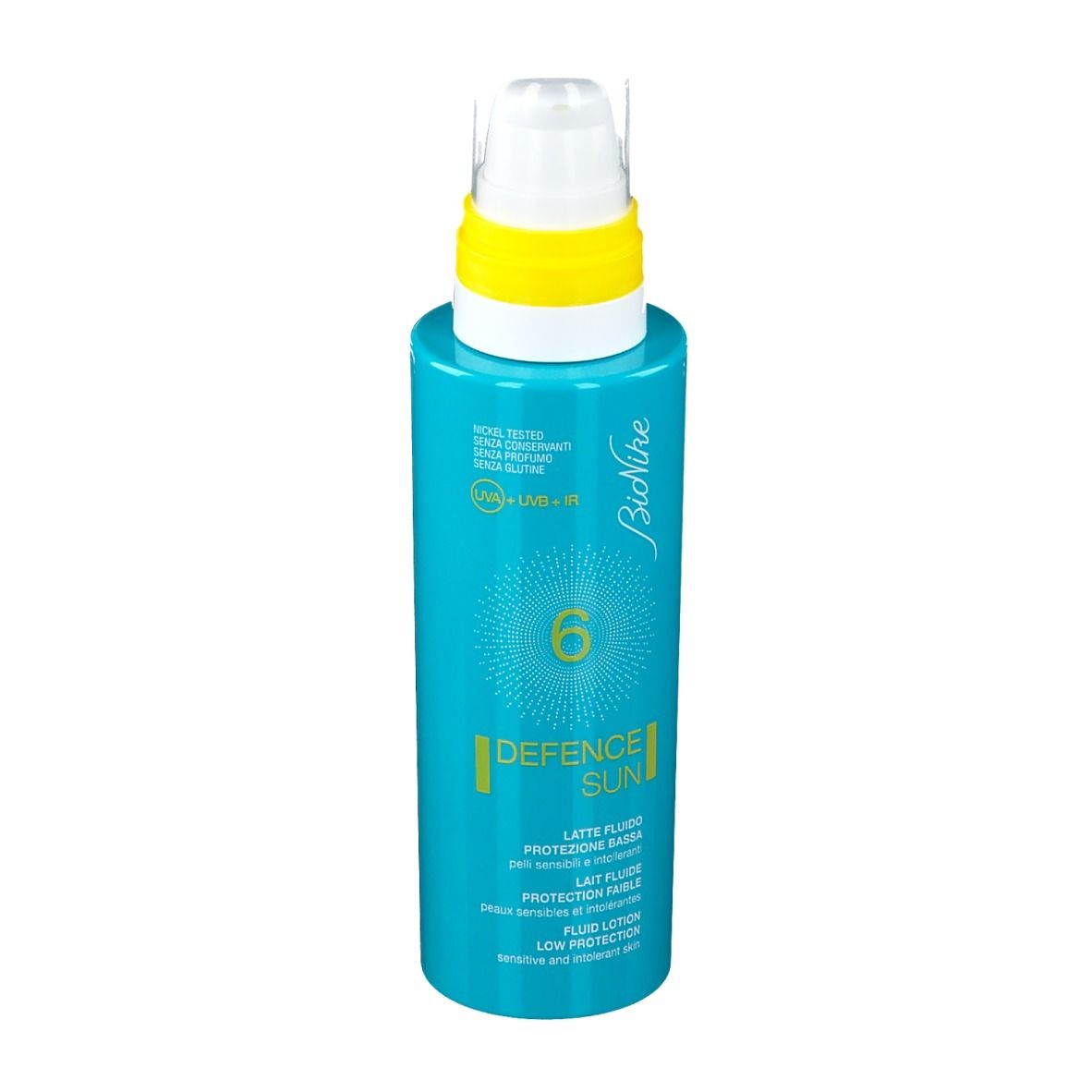 BioNike DEFENCE SUN Lait fluide SPF 6 Protection faible