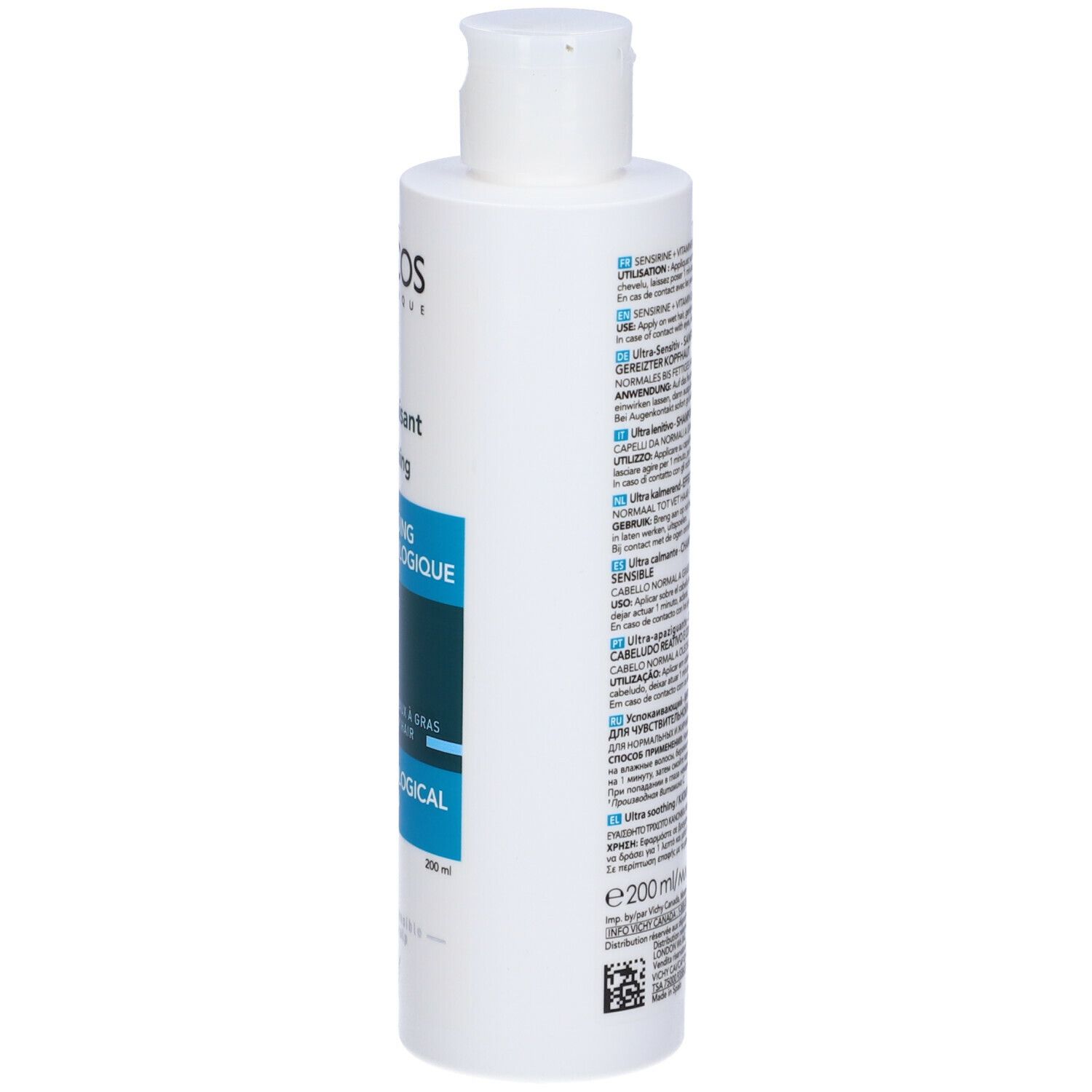 VICHY Dercos Dermo Shampooing Apaisant Cheveux normaux à gras