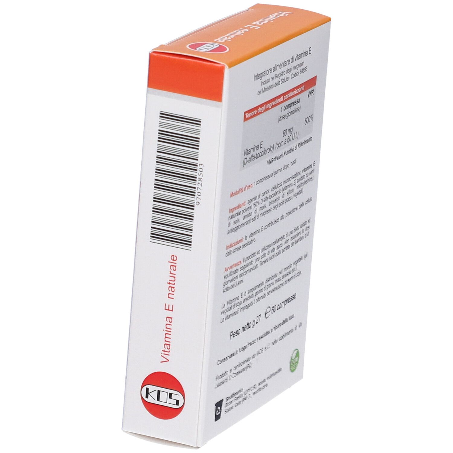 Packung mit Informationen und CE-Kennzeichnung.